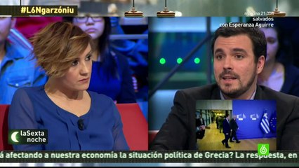 laSexta Noche - Alberto Garzón y Tania Sánchez 3