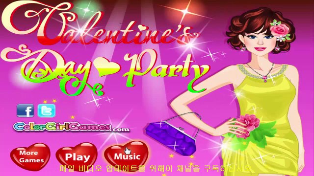 발렌타인 데이 게임 ► 발렌타인 데이 준비 드레스 게임 - Valentines Day Prep Dress Up Game