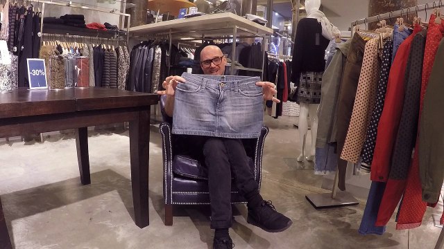 CRISTIANO GATTO - LA MODA CON LA m MINUSCOLA! Minigonna Jeans