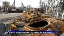 Ruins show ferocity of Ukraine battle as civilians cower