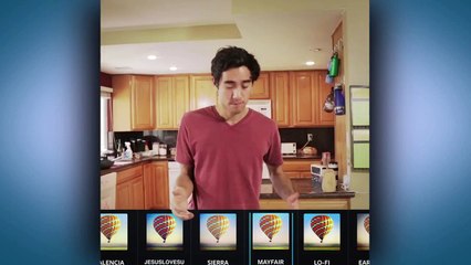 un homme avec des effect speciaux