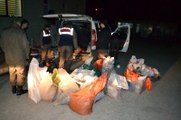 1 Ton Kaçak Eti İstanbul'a Götürmeye Çalışırken Yakalandılar