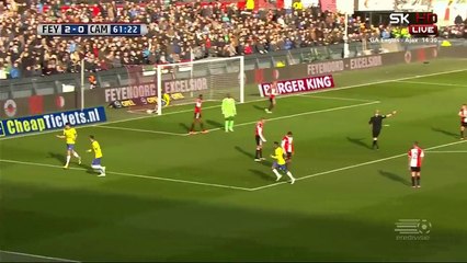 Martijn Barto 2:1 | Feyenoord - Cambuur 08.02.2015 HD