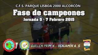 Jornada 5 - Fase2 - C.F.S Parque Lisboa 2000 Alcorcón Benjamín A vs Gillen Prim - 2014/15