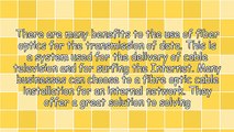 Advantages With Fibre Optic Cable Installation