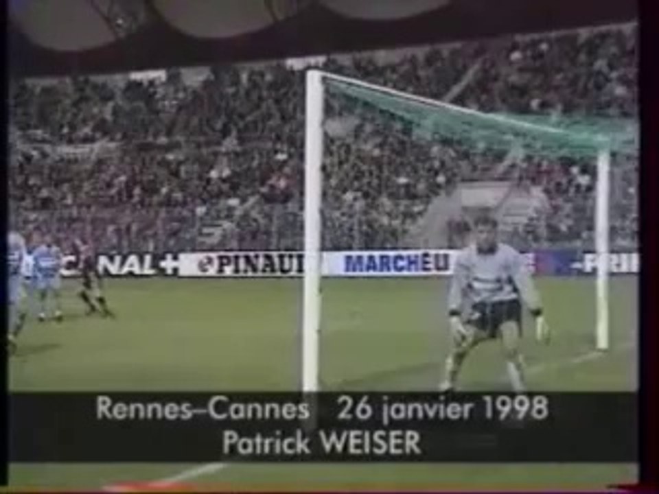 24/01/98 : Patrick Weiser (62') : Rennes - Cannes (2-0)