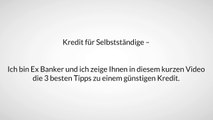 So bekommen Selbständige einen Kredit-ohne Bank