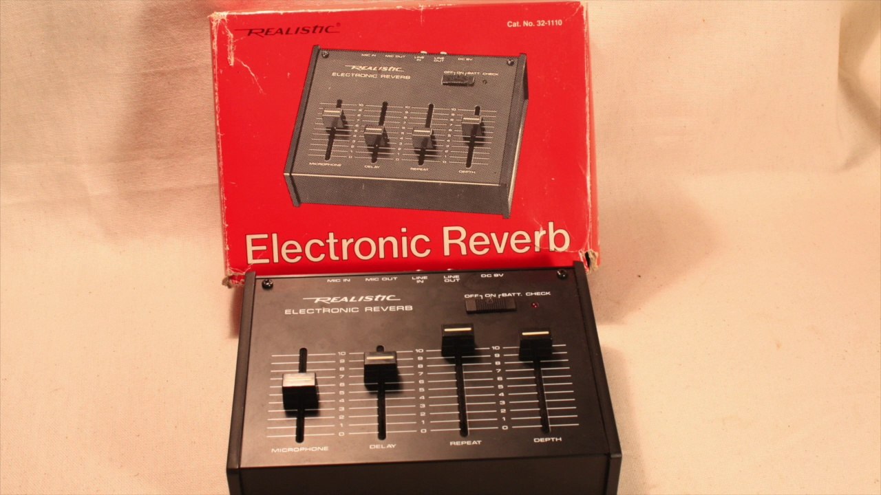 Realistic Electronic Reverb (BBD Delay) Effect Demo