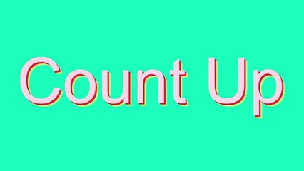 How to Pronounce Count Up