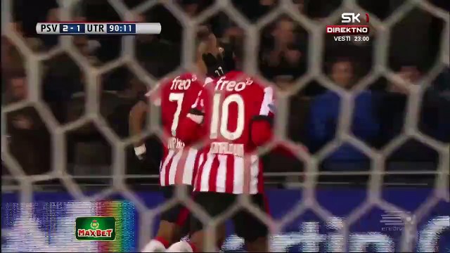 Memphis Depay 3-1 Free Kick PSV Eindhoven - FC Utrecht 07.02