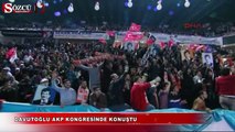 Davutoğlu AKP kongresinde konuştu