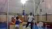 GAM - Entraînement gymnastique poussins en janvier 2015 à Mennecy