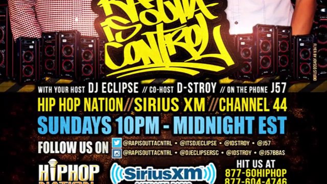 Ras Kass U Dont Grind, U Dont Eat Freestyle @ Hip Hop Nation Rap Is Outta Control with DJ Eclipse, 11-02-2014