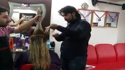every woman needs such a hairstylist