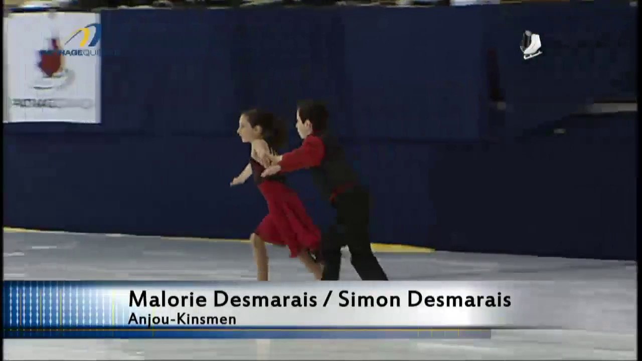 Malorie Desmarais / Simon Desmarais - Pré-juvénile Danse B Danses sur tracé 2 (REPLAY)