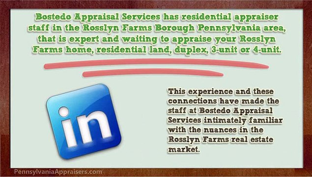 Rosslyn Farms Appraisers - 412.831.1500 - Appraisal Rosslyn Farms