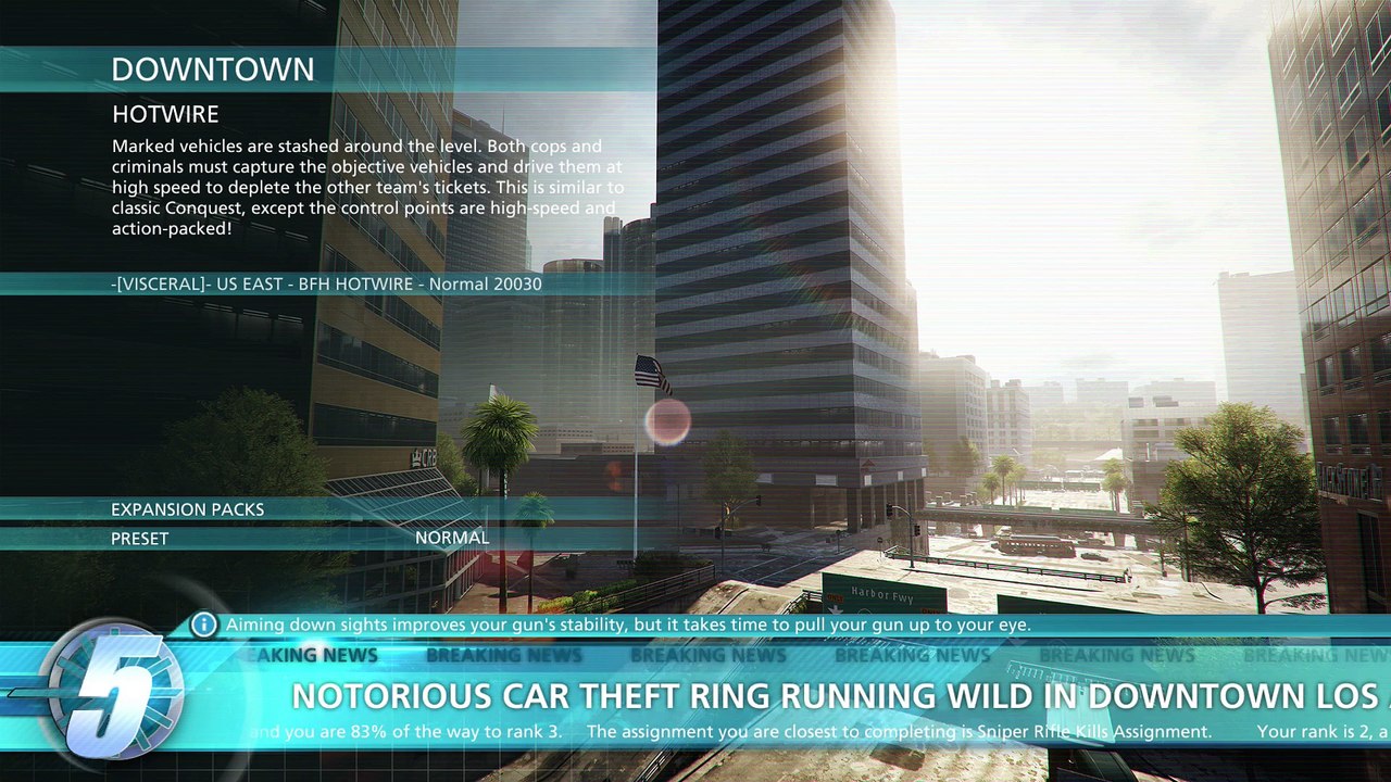 Battlefield Hardline Beta Game 6 (PS4): Hotwire at Downtown