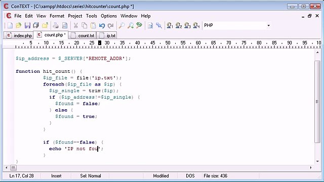 94 - Creating a File Based Unique Hit Counter Part 2_‏