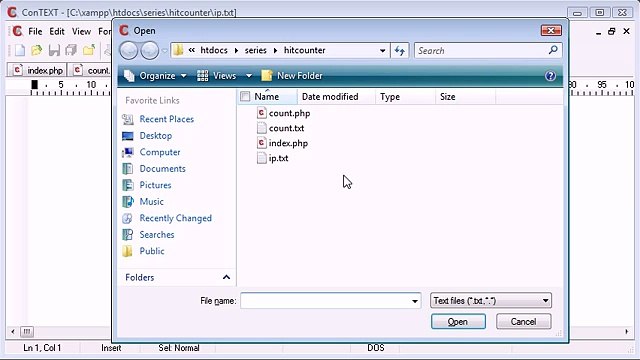 95 - Creating a File Based Unique Hit Counter Part 3_‏