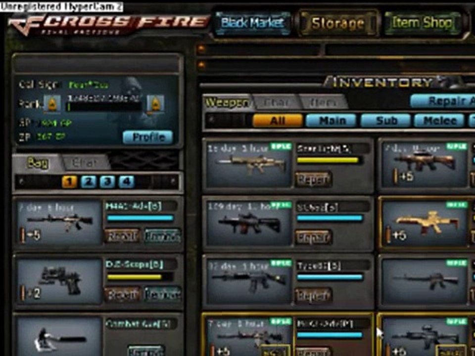 Buy Sell Accounts - Crossfire account -- EXTREME STORAGE(1)