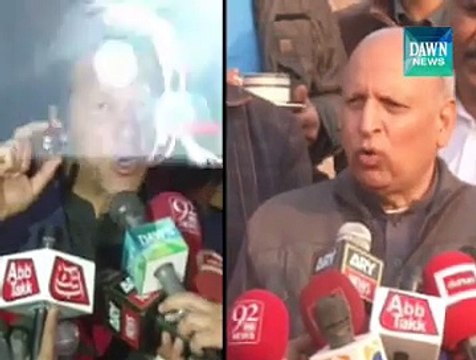 Former Governor Punjab Chaudhry Sarwar meets Imran Khan, likely to join PTI