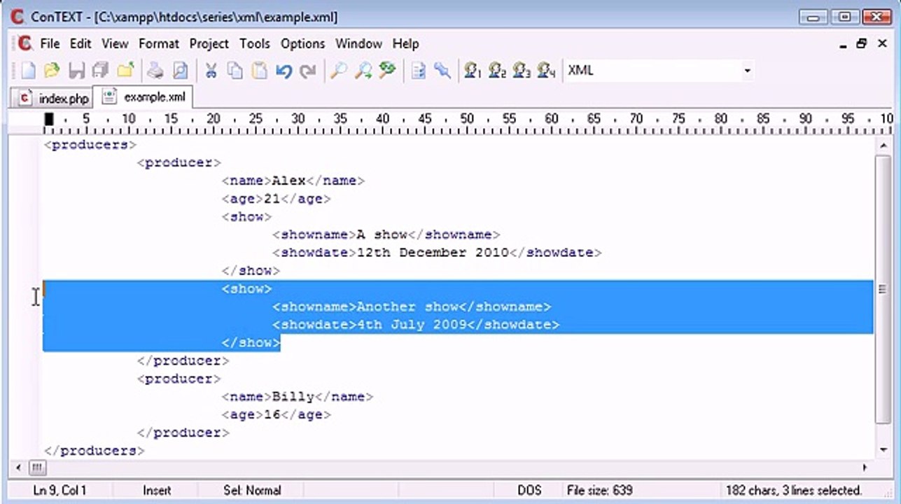 106 - Reading a Simple XML File Part 2_‏