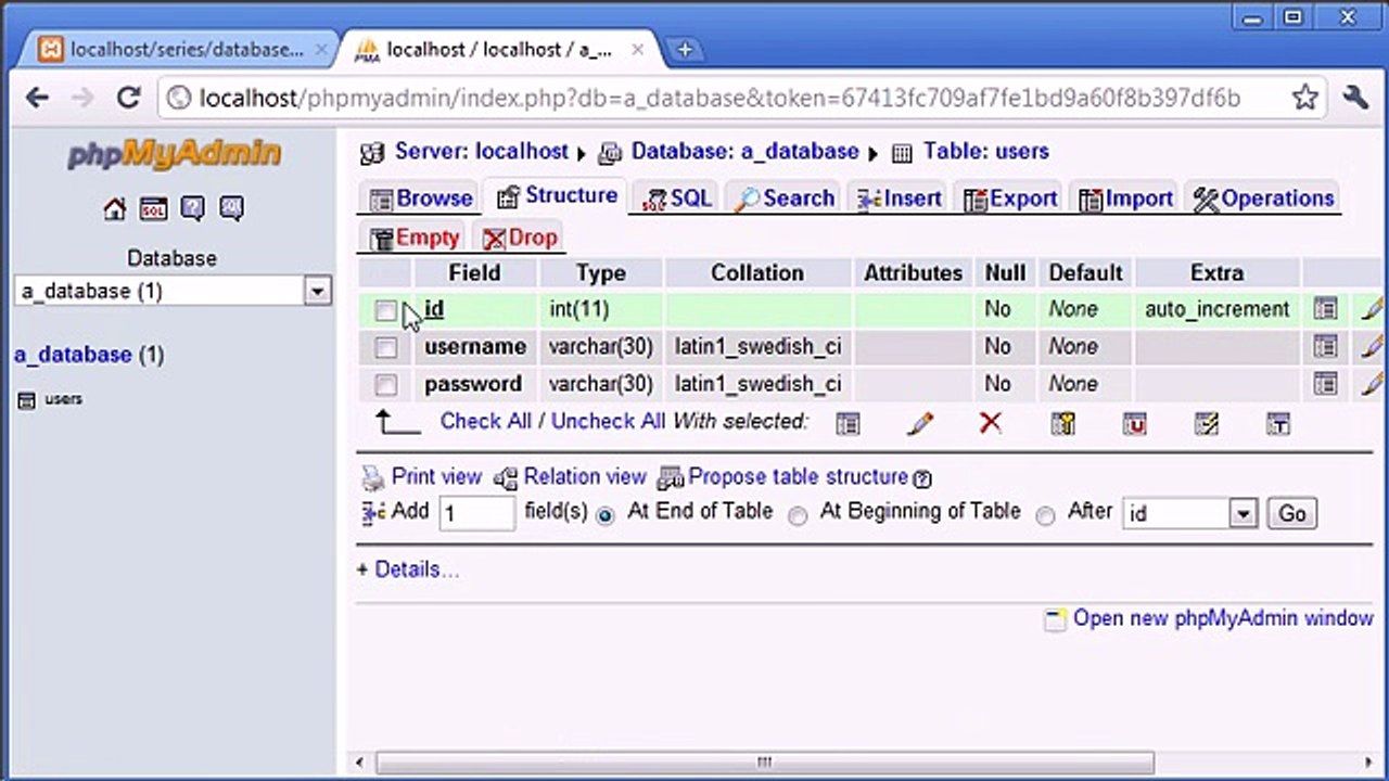 112 - phpMyAdmin Part 3_‏
