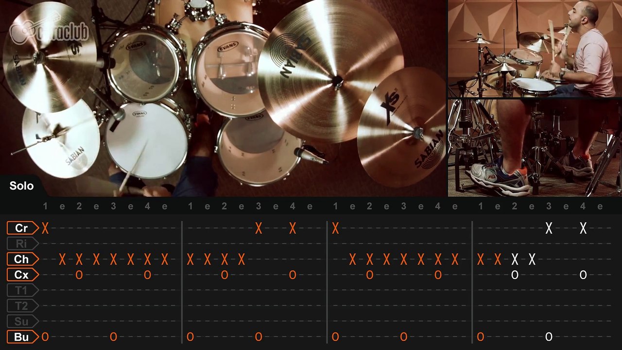 Highway To Hell - AC_DC (drum lesson - aula de bateria)