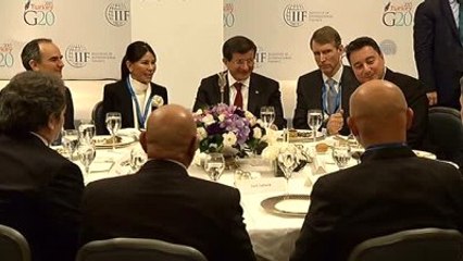 Davutoğlu - Türkiye'nin Dönem Başkanlığında G-20 Gündemi (1)