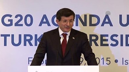Davutoğlu - Türkiye'nin Dönem Başkanlığında G-20 Gündemi (2)