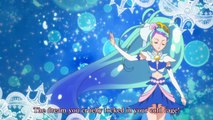 Cure Mermaid's first fight [Go! Princess Precure]