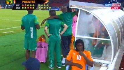 Gervinho could not watch Ivory Coast win AFCON final penalty shoot out