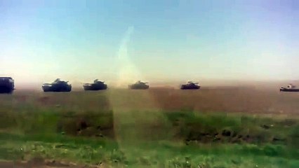 Russian in a field army 8 km from Ukrainian border