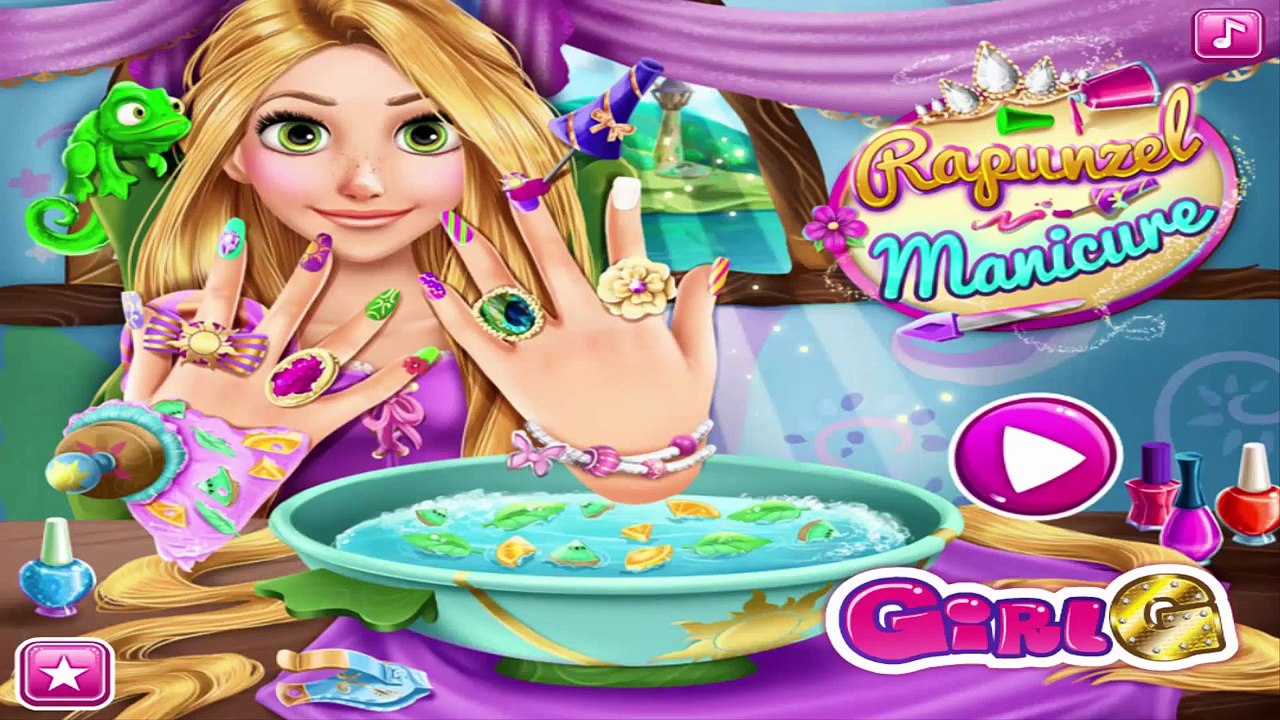 Disney Princess Rapunzel Manicure - Princess MakeOver Game for Girls