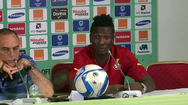 Copa África - Asamoah Gyan y Avram Grant, tras la derrota en la final