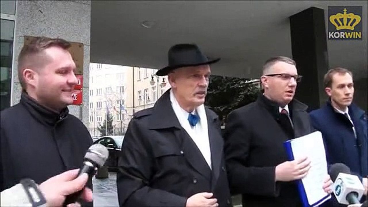 Rejestracja komitetu wyborczego na Prezydenta RP Janusza Korwin-Mikke (09.02.2015)