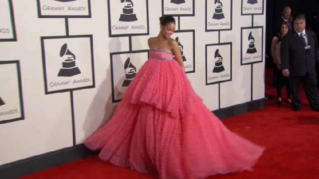 Rihanna's Eyebrow-Raising Grammys Dress