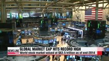 Global stock market cap hits 11-year high