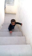 fatima zafar on stairs uplifting