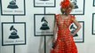 Stars hit the red carpet at the Grammy Awards