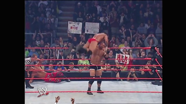 Goldberg & Shawn Michaels & RVD vs Kane & Evolution With Ric Flair HD