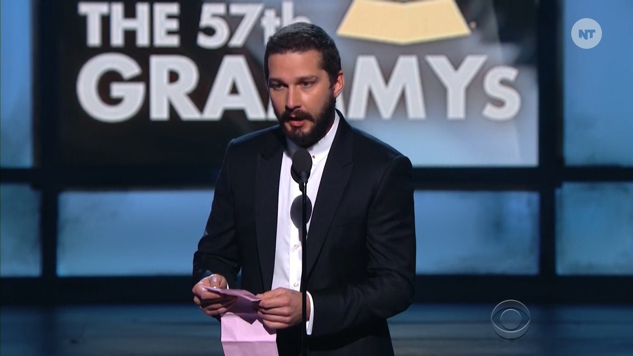 Shia Labeouf Reads A Poem To Intro Sia