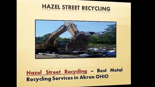 Hazel Street Recycling - Best Metal Scrapping Services in Akron OHIO