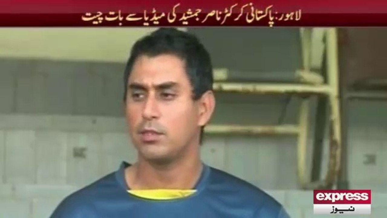 Nasir Jamsheed talking to media