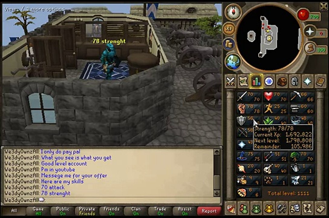 Buy Sell Accounts - Selling Runescape Account! LVL 84!