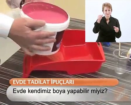 Evde Kendimiz Boya Yapabilir Miyiz - İşitme Engellilere Özel
