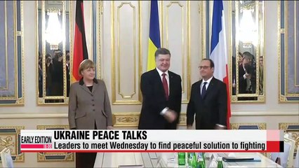Ukraine peace talks set for Wednesday
