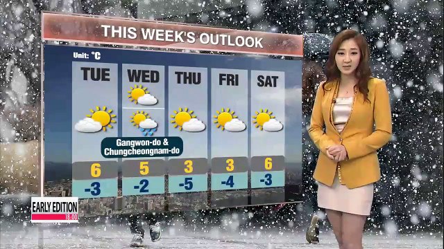 Heavy snow tonight, seasonal norms this week