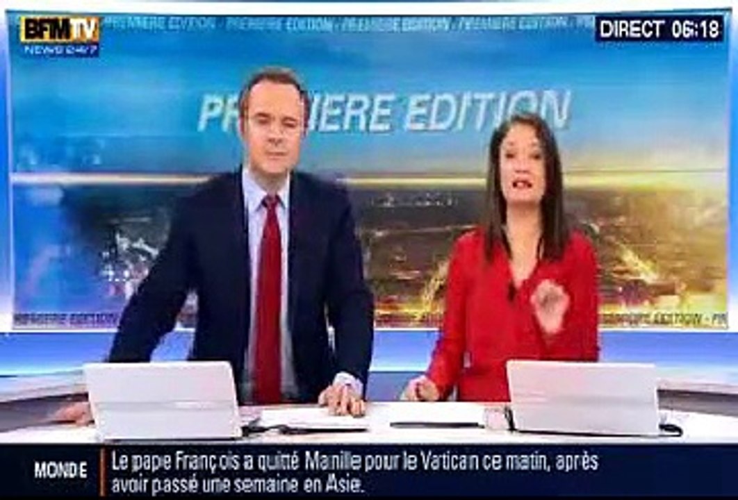 BFM TV Première Edition 19.01.2015