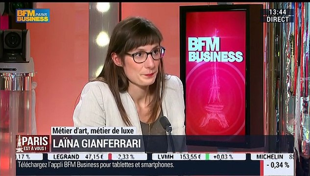 Métiers d'art, Métiers de luxe: créatrice de luminaires, Laïna Gianferrari – 06/02